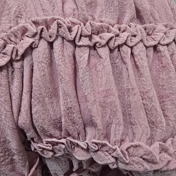 Lush Pink Ruffled Mini Dress - Picture 6 of 7